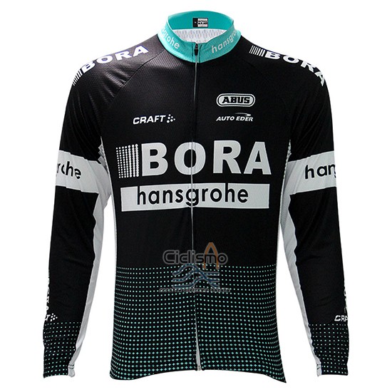Bora Ropa Ciclismo Culotte Largo 2017 Mangas Largas Negro